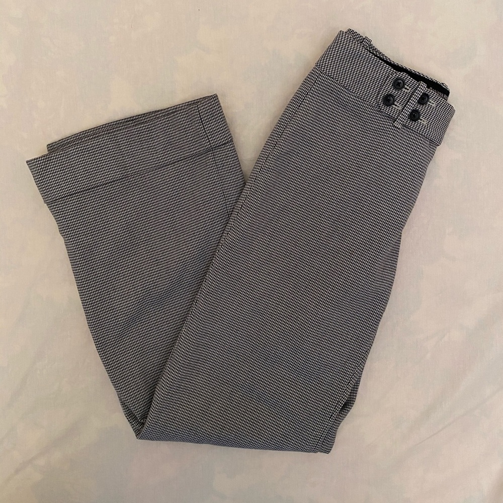 Plaid, Wide Leg Pants from Banana Republic.